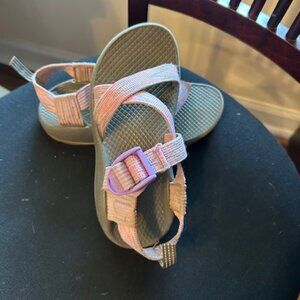 Chaco Girls Sandals Size 13 Pink Colorful Comfort Shoes Adjustable Hiking